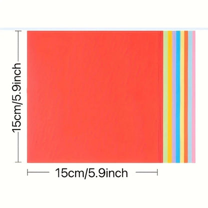 100 sheets of cardstock available in 10 colors for origami art crafts office supplies scrapbooking and sewing