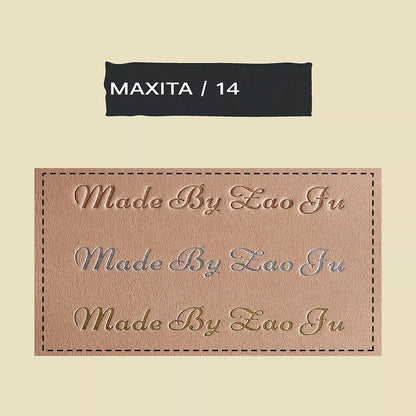 MAXITA Movable Type Hot Foil Stamping Kit | English Brass Type Set for Leather Craft, Packaging, and DIY Embossing 306Pcs - F