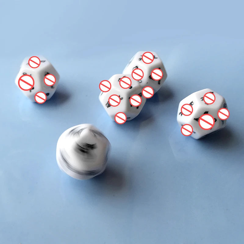 12 Sides Sexy Funny Dice Party Gifts Cubes Adults Love Humour Gambling Sex Romance Erotic Kama Sutra Craps Sexy Games Dices T