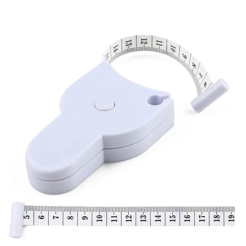 Self-tightening Body Measuring Tape Ruler 150cm/60 Inch Sewing Tailor Dressmaking Measure Ruler Meter Film for Waist Chest Le