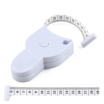 Self-tightening Body Measuring Tape Ruler 150cm/60 Inch Sewing Tailor Dressmaking Measure Ruler Meter Film for Waist Chest Le