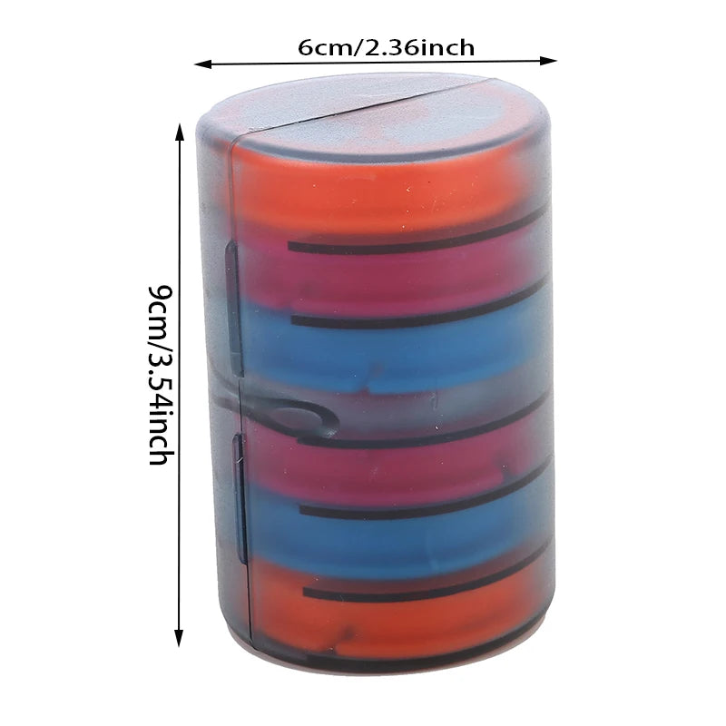 Rainbow Fishing Main Line Box Winding Board High Quality Fishing Box Fishing Tools 6-10 Spindle Silicone Main Spool - 6 Spool