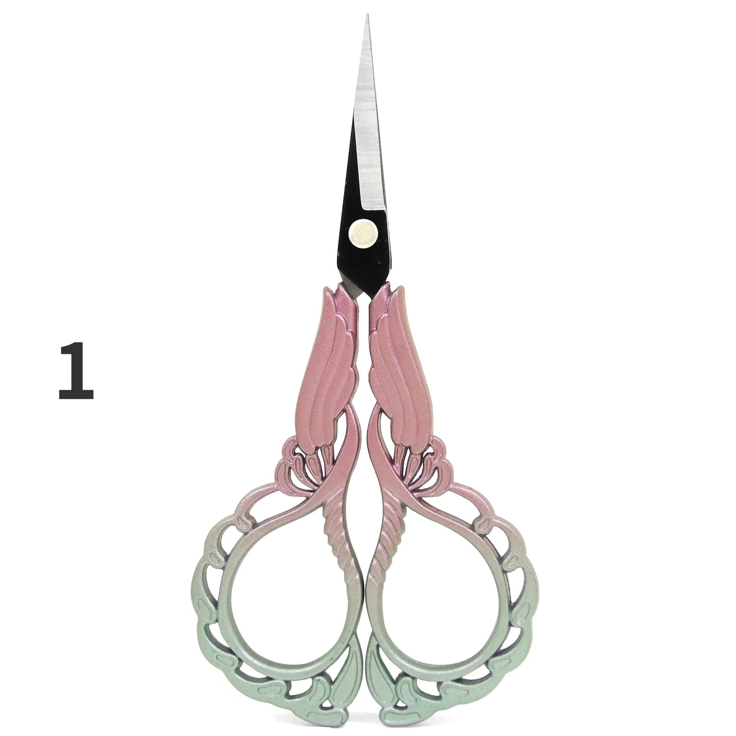Mr. Paper Vintage Orchid Shaped Scissors High Appearance Creative Multifunctional Daily Tailor Clips Art Supplies 3 Style - S