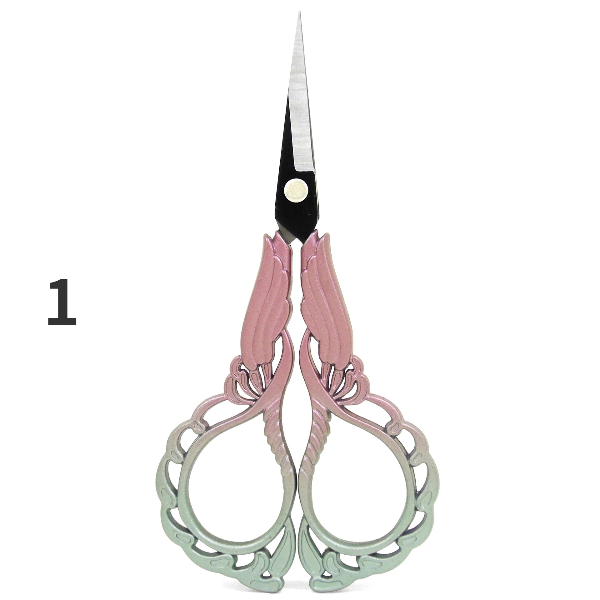 Mr. Paper Vintage Orchid Shaped Scissors High Appearance Creative Multifunctional Daily Tailor Clips Art Supplies 3 Style - S