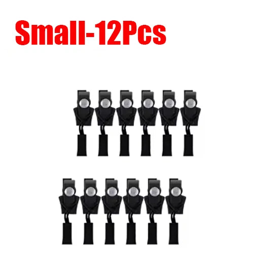 ‌12/6Pcs Universal Instant Zipper Repair Kit With 3 Sizes Detachable Slider Heads-Reusable No-Sew Fix for Jackets,Bags,Coats‌