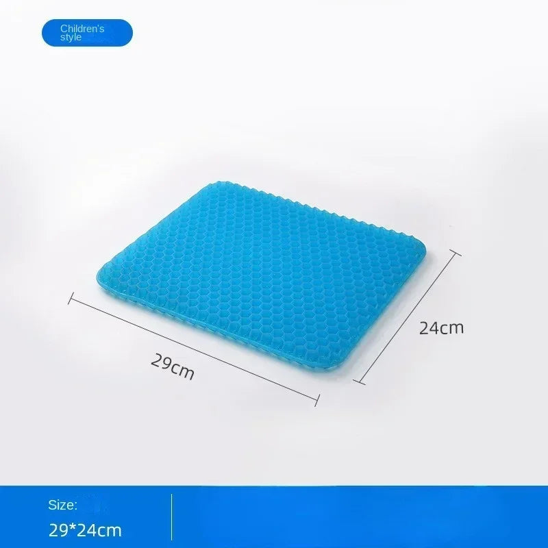Gel Seat Cushion Double Thick Egg Gel Summer Cushion for Pressure Relief Breathable Chair Pad Car Seat Office Chair Soft Cush