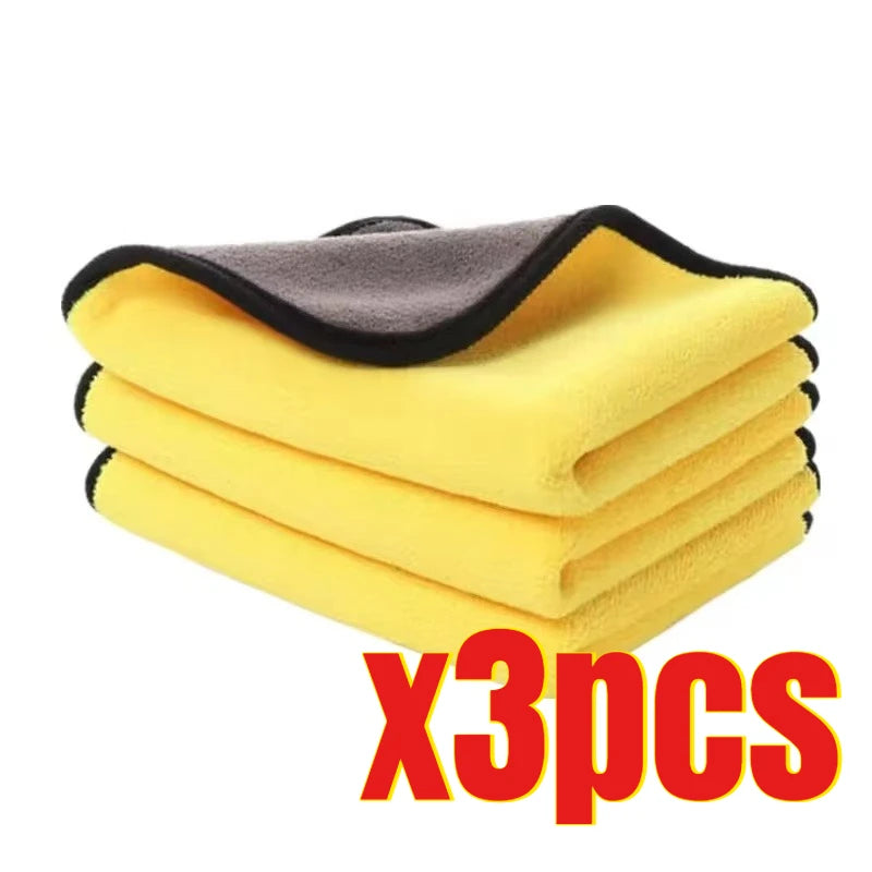 3/5/10Pcs Car Wash Microfiber Towel 30*30CMCar Cleaning Drying Cloth Care Cloth Car Wash Towel Kitchen Towel