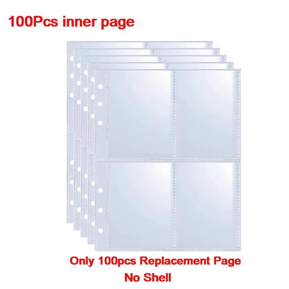 Reusable 25PCS A5 Kpop Photocard Album Binder | Loose-leaf Idol Card Storage Organizer | Collectible Photo Card Holder Book -