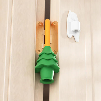 Child Safety Anti-Pinch Hand Door Lock Clamp Hanging Door Stopper Card Type - Prevents Closing for Extra Security