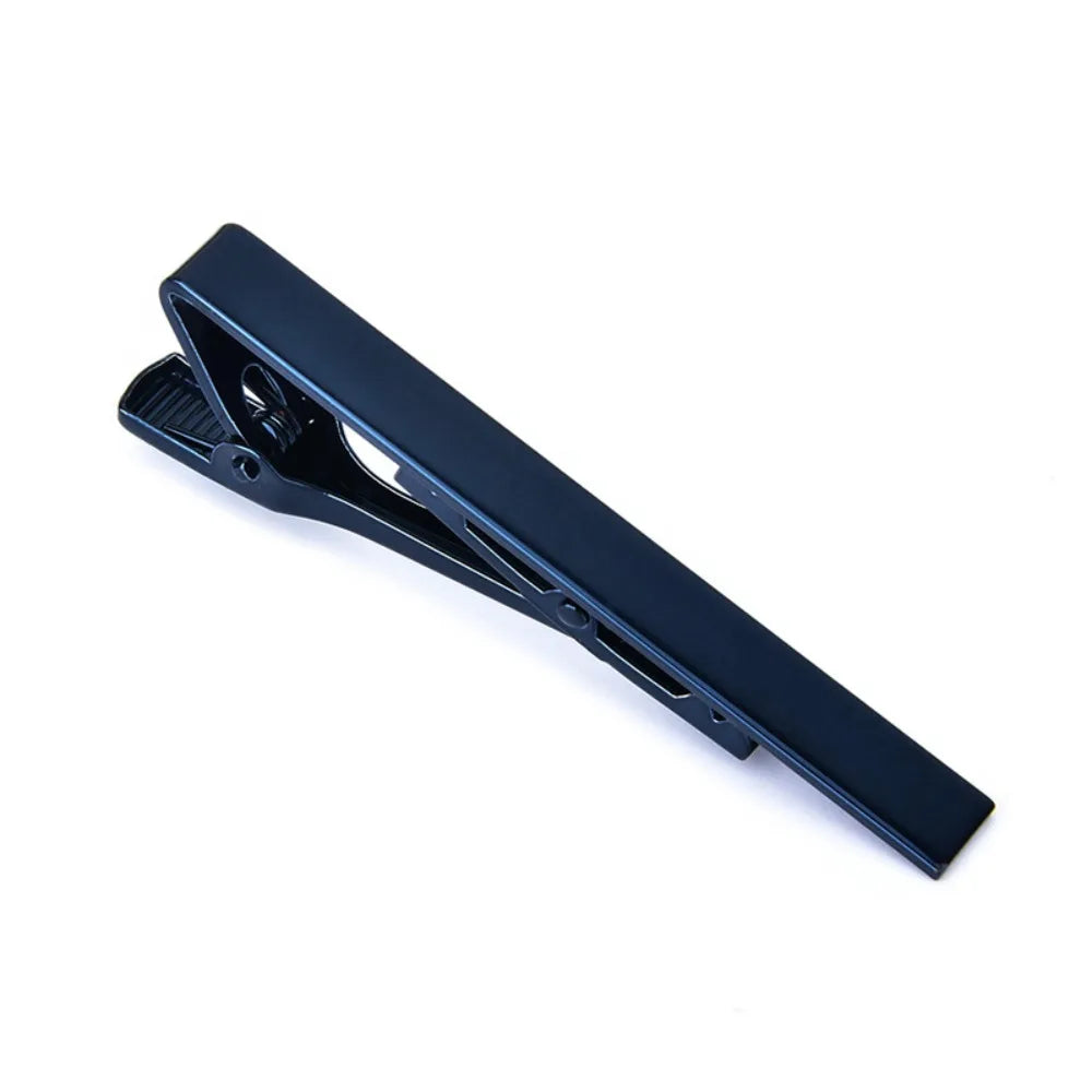 Elegant Classic Men's Tie Clip Lightweight Portable Tie Pin Metal Necktie Bar Dress Shirts Accessories for Wedding Ceremony -