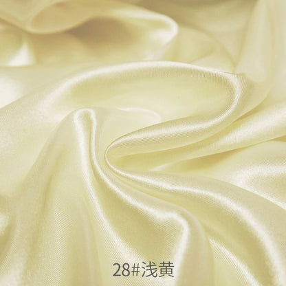 0.5m/1m/2m Satin Fabric Lining Soft and Shiny Silk-Like Material,for Clothing and Lining, Garments, DIY Craft, and Gift Wrapp