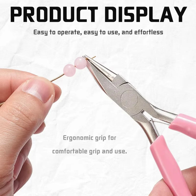 New!!!Professional Jewelry Pliers Beading Pliers Jewelry Repair Craft Supplies for Jewelry Making Pliers Wire Wrapping Tool
