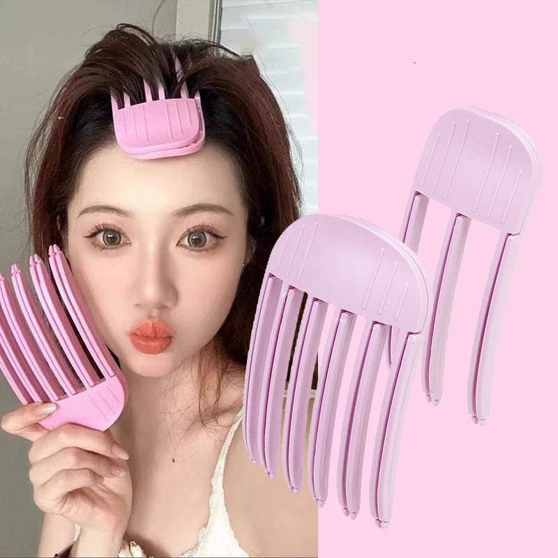 Fluffy Hairpin Curling Bangs Clips Hair Roots Volumizing Hair Clips Women Curling Fixed Shape Clips Fashion Volume Hair Rolle