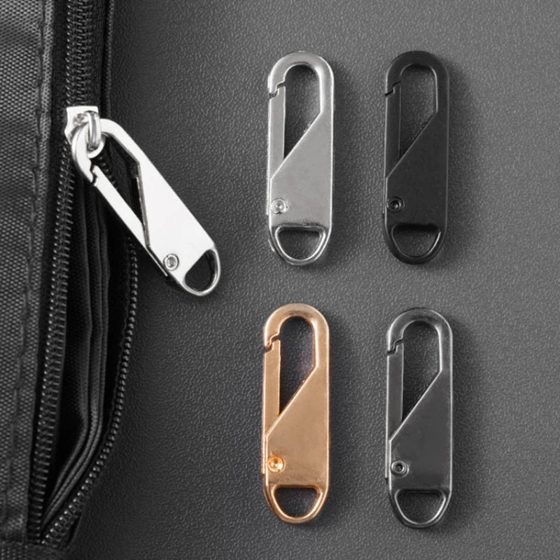 20-5PCS Zipper Pull Replacement Zipper Slider Puller Instant Repair Bag Bad Buckle Travel Suitcase Head DIY Sewing Craft Tool