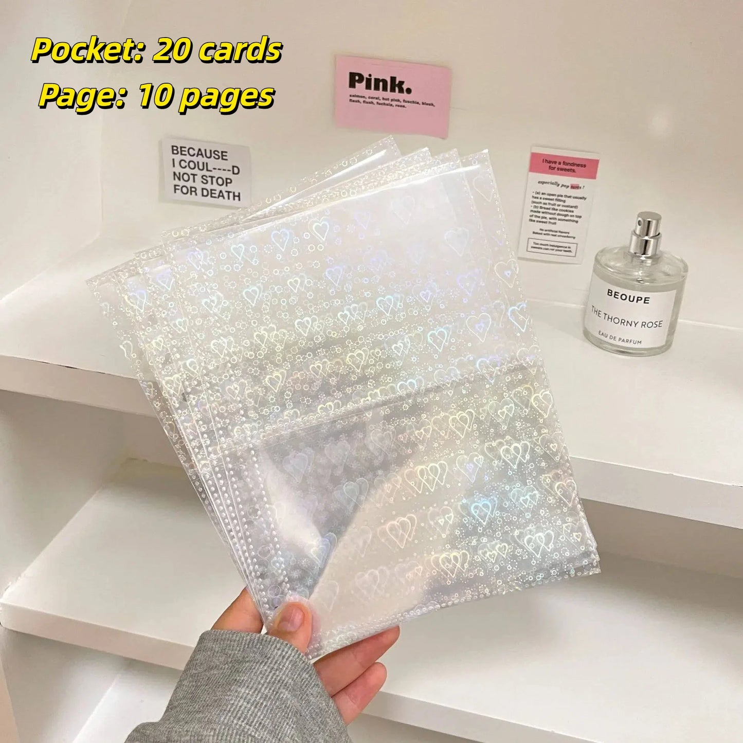 10PCS 1/2/4 Grids Photo Album A5 Inner Page Photocard Binder Photo Sleeve 6 Ring Refill Inner Page Photocard Kpop 포토카드 바인더