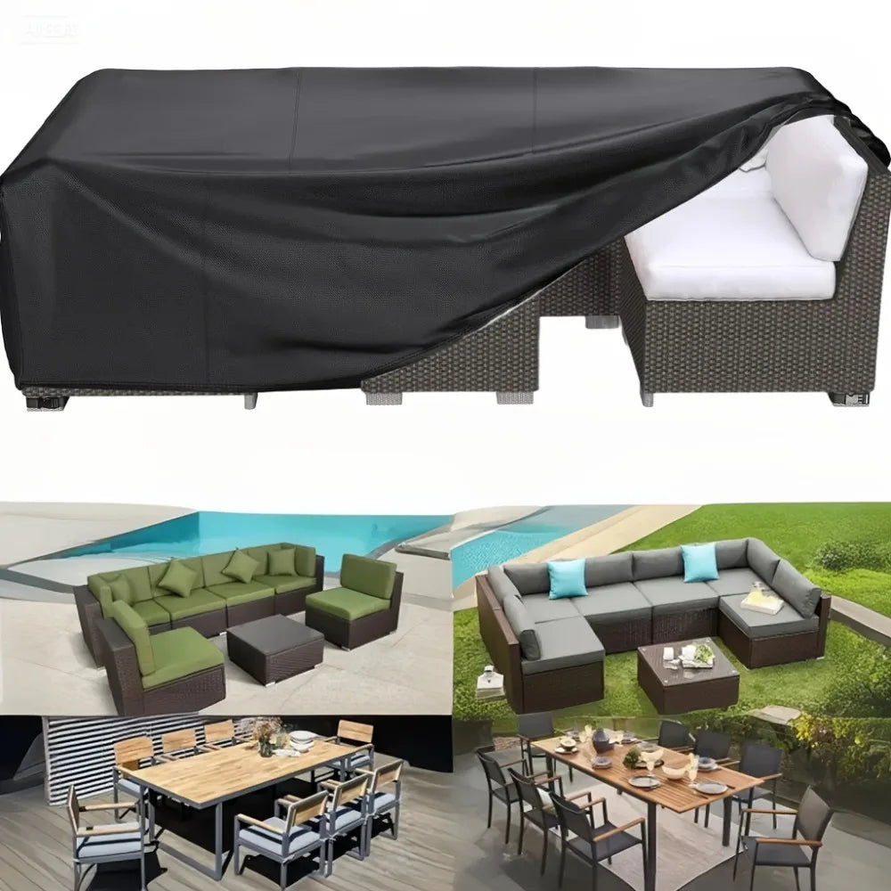 218 Sizes of Patio Furniture Covers, Table and Chair Covers, Waterproof, Dustproof, UV-proof 210D Oxford Cloth Protective Cov