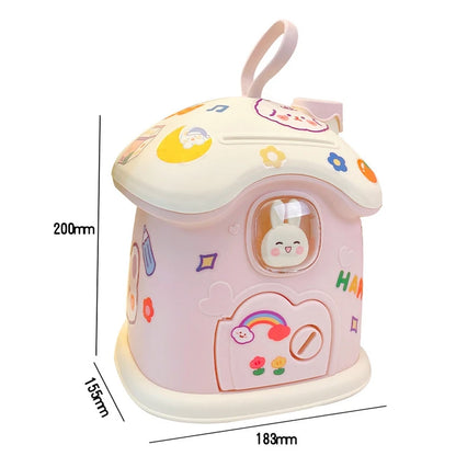 Kids Creative DIY Money Banking Toys Piggy Bank Money Saving Pot Coin Banks Coin Box With Lock Key Christmas Gift Toy For Gir