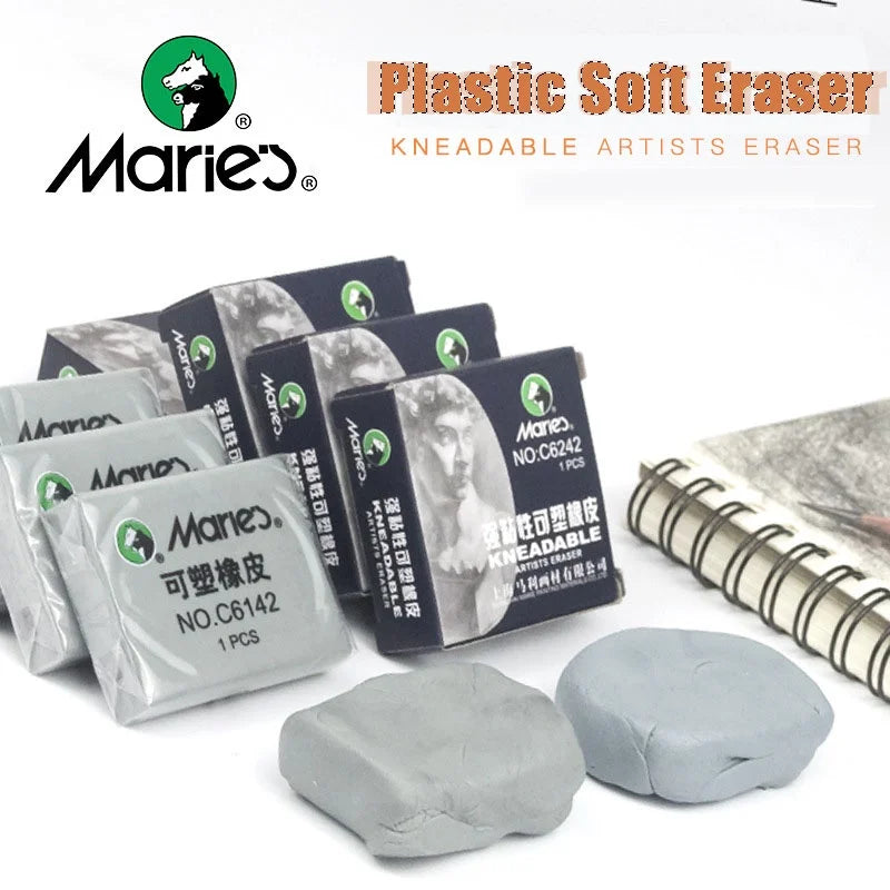 1/3/5pcs Plasticine Eraser ForSketching andDrawing Art Highlight Student SoftEraser Painting Design Sketch Plasticine Station