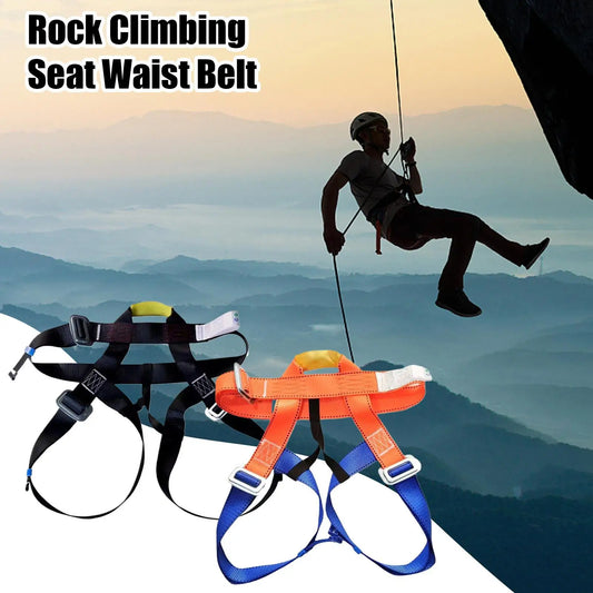 Rock Climbing Harness Lightweight & Ventilated for Sport Climbing Rappelling, UIAA/CE Certified, Adjustable Leg Loops
