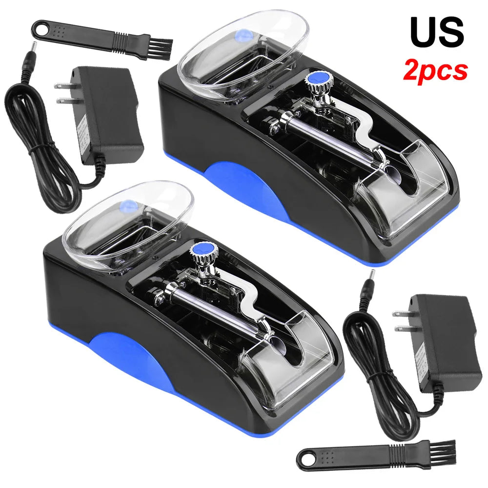 110V/230V Electric Automatic Cigarette Rolling Machine Cigar Roller Smoking Tool EU US Plug Injector Maker DIY Accessories - 
