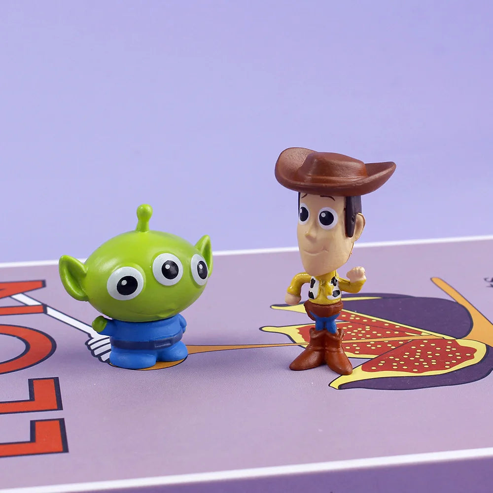 6pcs Toy Story Action Figure Anime Cartoon Model Doll Car Decoration Cake Accessories Collection Classic Toy Children's Gift