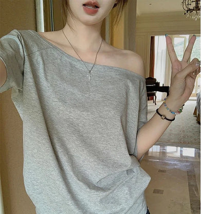 Gothic Harajuku Vintage Punk Emo Girls Long Sleeve Tee Sexy Slim Chic Printing Crop Tops Grunge Y2K Aesthetic Women's Streetw