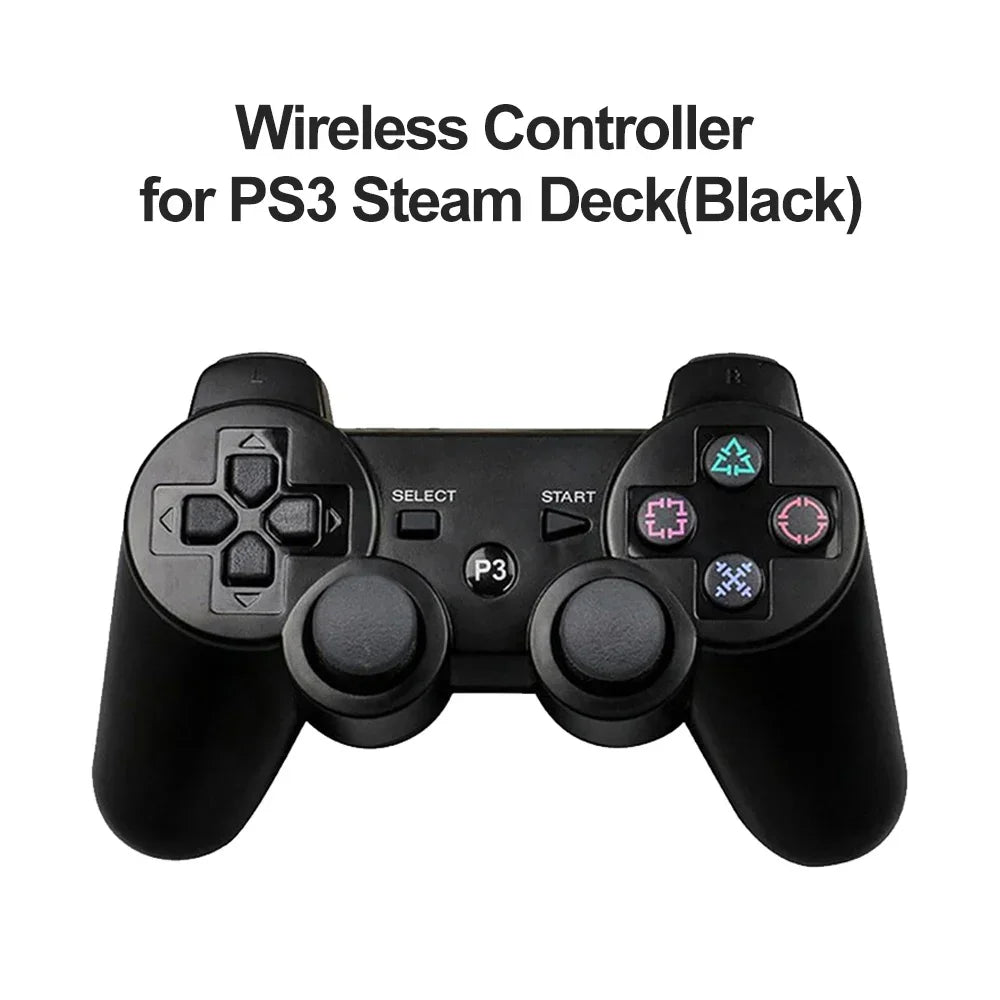 Bluetooth PS3 wireless gamepad gamepad vibration neutral wireless environmental protection ABS material snowflake button Perf
