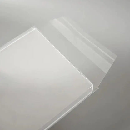 100PCS Clear Magnetic Card Holder Protective Film Hard Plastic Card Sleeves 35PT-100PT Waterproof Protector For Game Photo Ca
