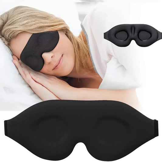 Eye Mask for Sleeping 3D Contoured Cup Blindfold Concave Molded Night Sleep Mask Block Out Light with Women Men