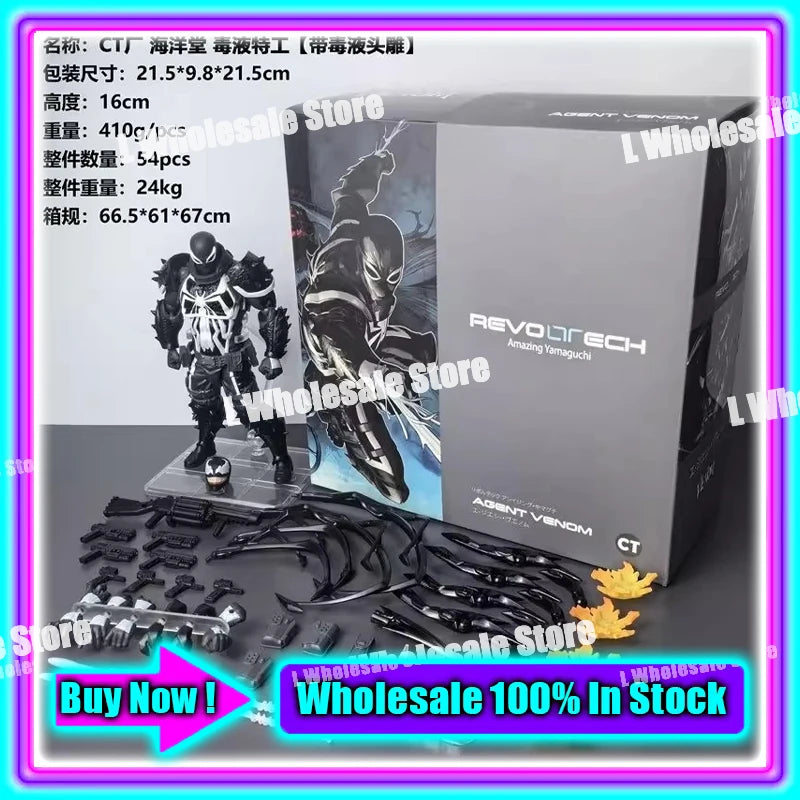 In Stock Mess Toys Superior Symbiote Scarlet Spider Ct Toys Spiderman Daredevil Batman Wolverine Anime Action Figure Gifts To