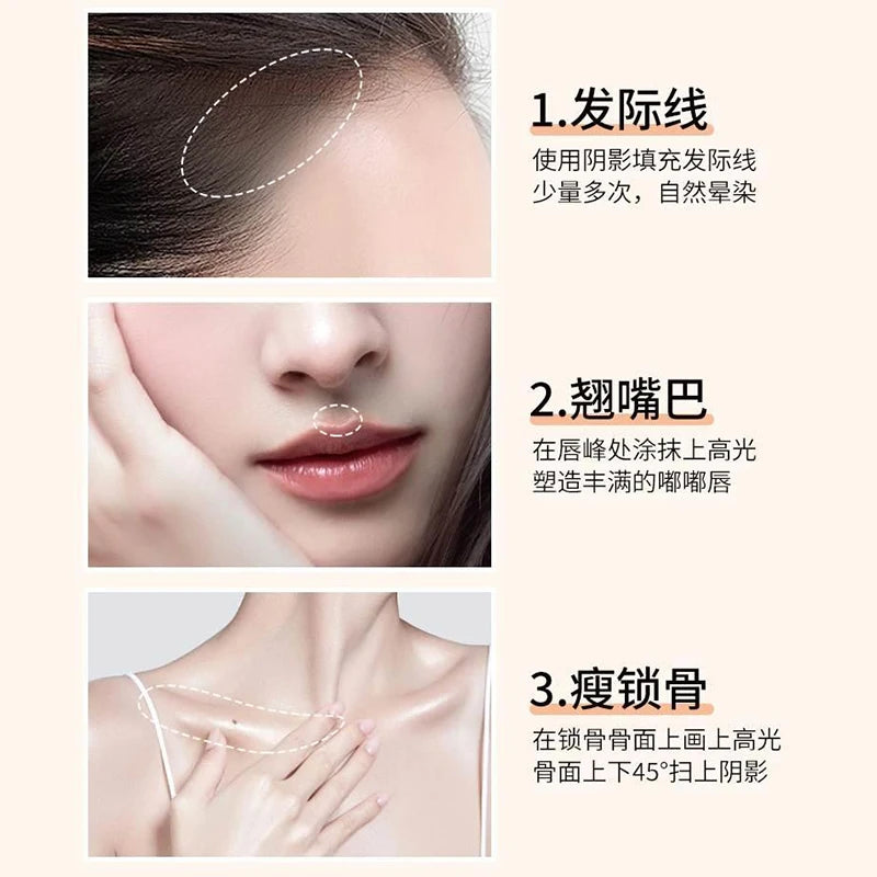 14 Color Hair Line Powder Black Root Up Natural Instant Waterproof Hairline Shadow Concealer Coverage Paint Repair Fill In Ha