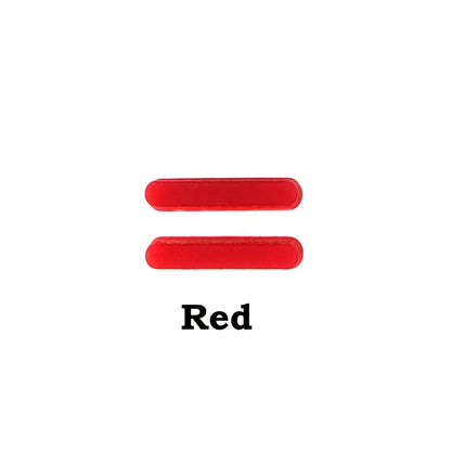Replacement Silicone Pad Button For 3DS Game Console Upper Top LCD Screen Front Rubber Feet Cover Pad Repair Parts - red