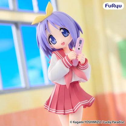 In Stock FuRyu Trio-Try-iT Izumi Konata Hiiragi Kagami Hiiragi Tsukasa Desktop Cute Anime Action Figure Toys Figure Collectio