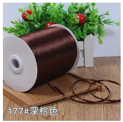New (10meters/lot) 3mm Satin Ribbons For Craft Sewing Fabric Christmas Wedding Supplies Party Decoration Gift Wrap DIY Handma
