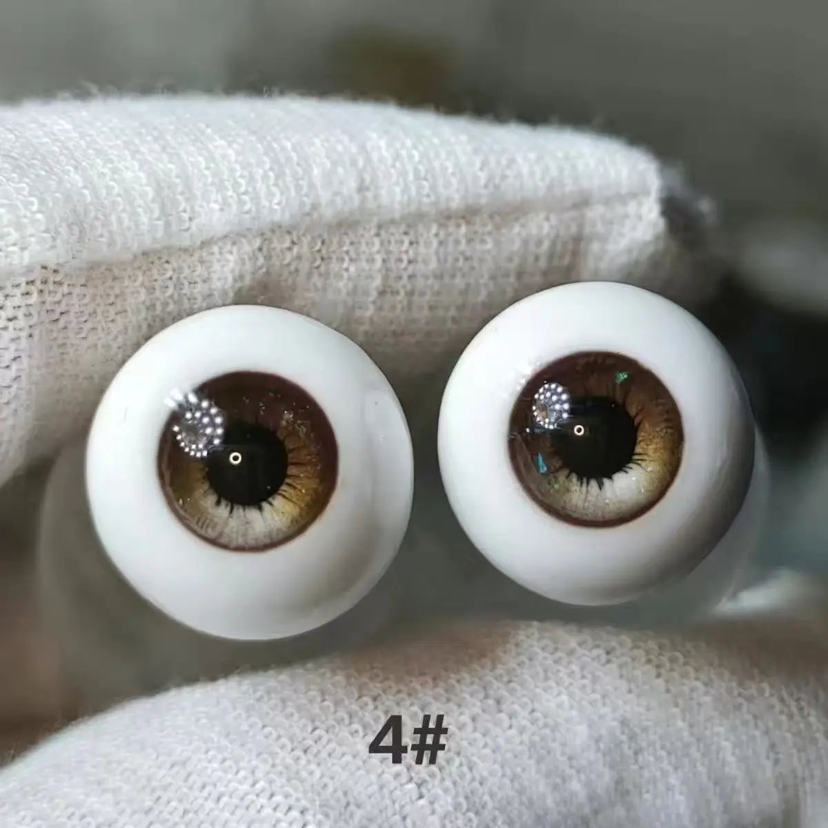 1 Pair Resin Doll's Eyes 10/12/14/16/18mm Doll Accessories DIY Eyes Makeup for 1/6 Doll