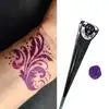 Tattoo Stickers English Word Waterproof Long Lasting Realistic Transfer Temporary Black Letters Feather Body Art For Men Wome