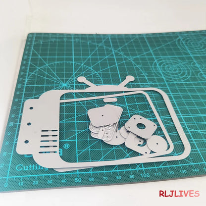 Journaling Die Vintage TV Metal Cutting Dies Stencils for DIY Scrapbooking Stamp/photo album Decorative Embossing Paper Cards