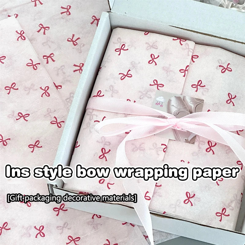 10pcs Bowknot Sydney Paper Hand-Kneaded Paper Cotton Paper Bouquet Flower Wrapping Paper Flower Wrapping Paper Cake Baking Gi