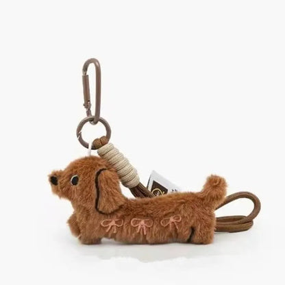 Sweet Cartoon Animal Dachshund Keychains, Pendants, Dog Accessories, Clothing, Bags, Dolls, Accessories, Small Gifts - A
