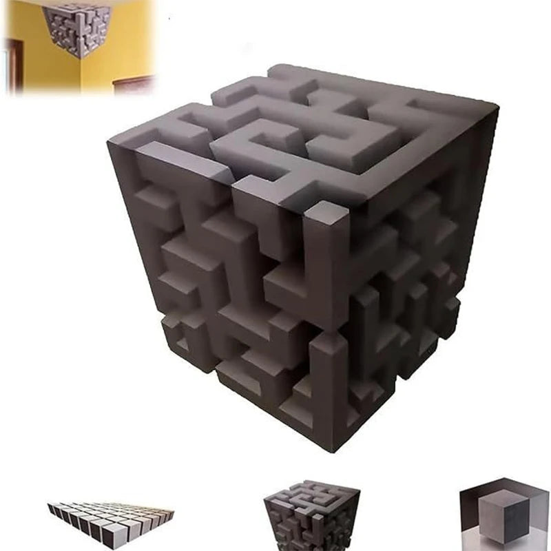 3D Wall Art Optical Illusion Corner Wall Decal Large Removable Peel And Stick Wall Art T Modern Home Decor For Living Room St