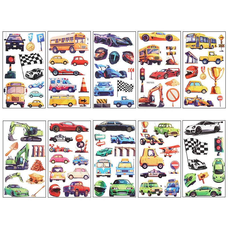 10pcs Soccer Temporary Tattoo Stickers Kids Boys Birthday Party Favors Sport Football Party Decoration Pinata Fillers Toy Gif