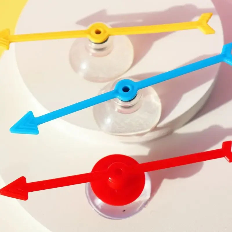 Craft Toys Board Arrow Toys for Party School Home Usingboard Spinner Game Spinner Plastic Arrow Spinners Suction Cup