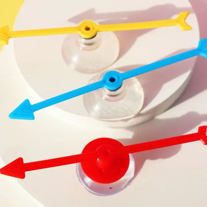Craft Toys Board Arrow Toys for Party School Home Usingboard Spinner Game Spinner Plastic Arrow Spinners Suction Cup