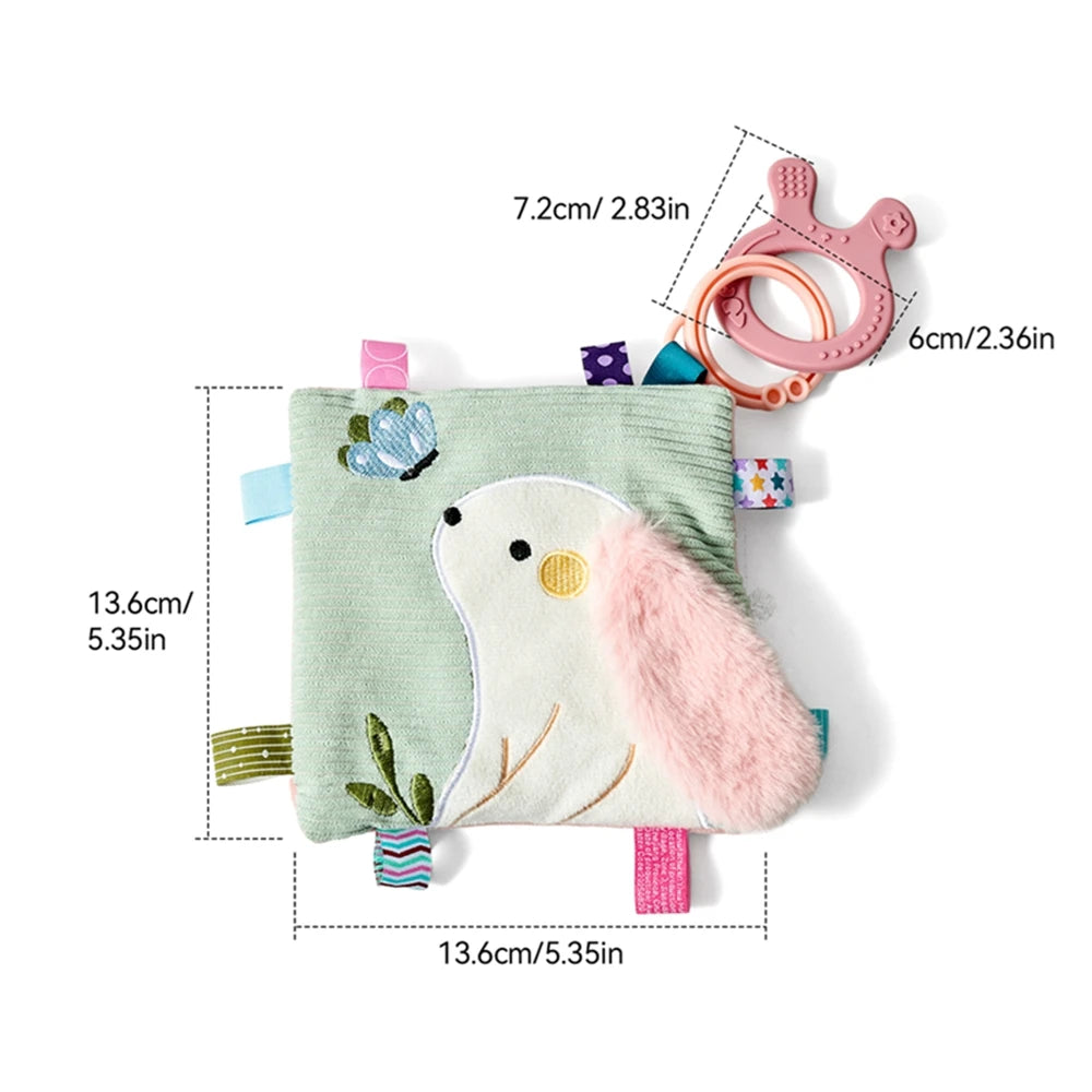 Montessori Cloths Toys Magic Cotton Animal Tissue Box Kids Finger Exercise Cloth Busy Box Toys Baby Educational Activity Sens