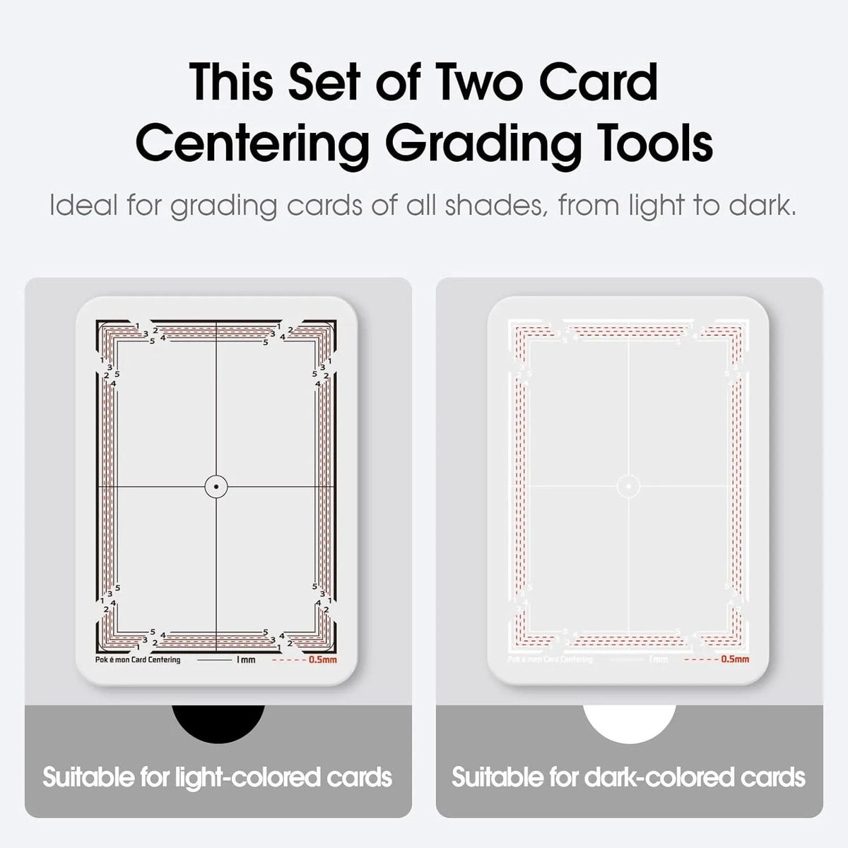Card Centering Grading Tool for Pokémon TCG, Trading Card Grading for Collectible Cards