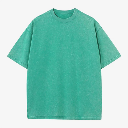 Custom T-shirt free print logo images vintage wash design tees pure cotton cultural shirts men's women's batik wax print Fabr