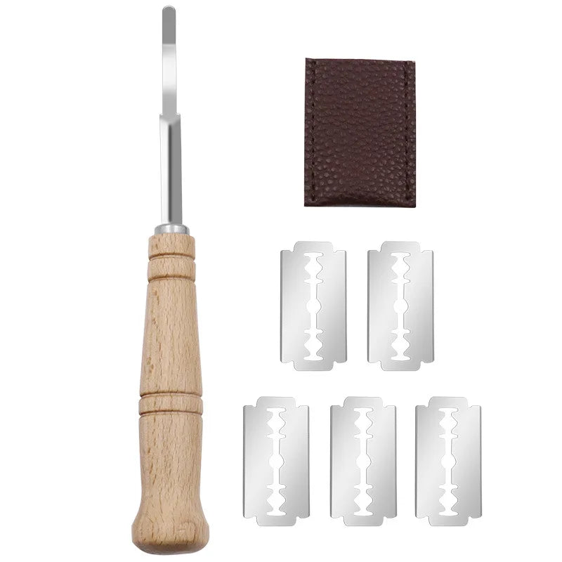 Sourdough Bread Baking Supplies Inclued Sourdough Danish Dough Whisk Bread Lame Scraper Dough Cutter Perfects Gift for Baker 