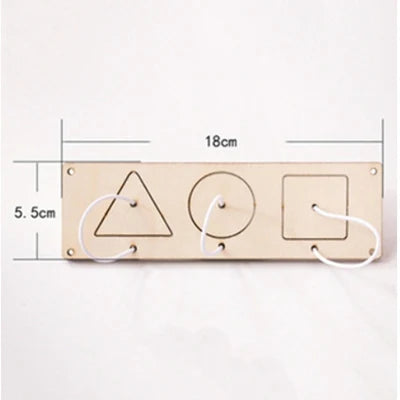 Montessori Busy Board Toys For Children Educational Games DIY Busy Board Parts Wooden Toys Sensory Board Games Puzzles For Ki