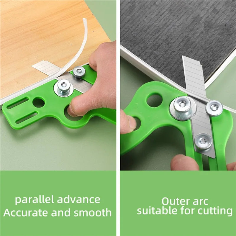 Edge Trimmer Knife New Paint Board Trimming Artifact Woodworking Manual Edge Scraper Pvc Strip Gypsum Board Scraping Hand Too
