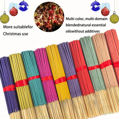 7 Sets of 140 Incense Sticks, Available in Four Seasonal Sets: Rose, Lavender, Sandalwood, Jasmine, Mint, Cherry Blossom, Her